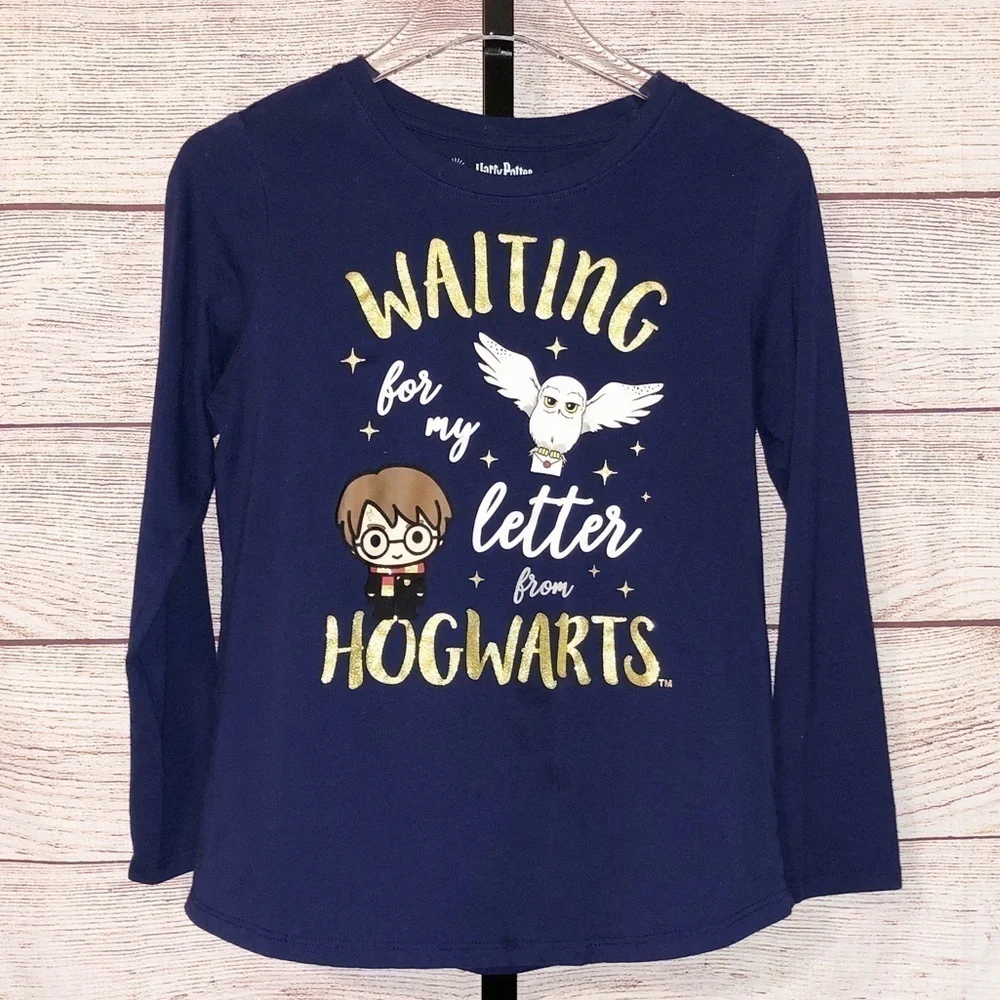Wizarding World of Harry Potter Blue Long Sleeve Shirt Size XXL ( 18 Kids)